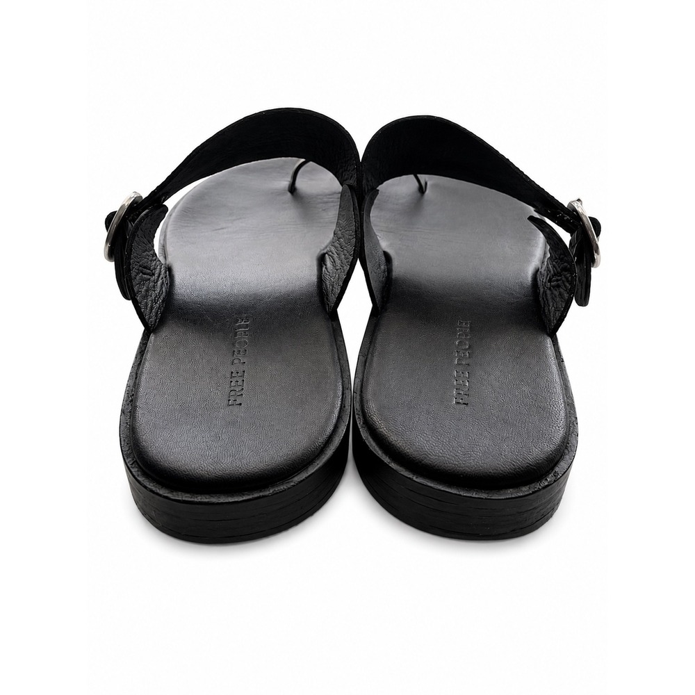 Free People Barcelona Slip On Leather Sandals Size 6 - Picture 3 of 8